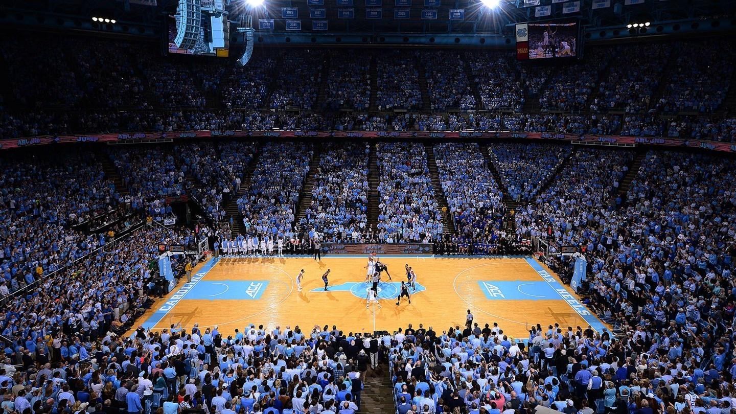 Dean Smith Center is home to the Tar Heels.