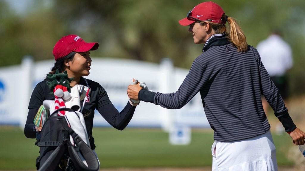Stanford enters the final round of stroke play with a 20-stroke lead.