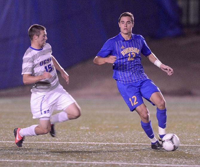 Aaron Long UC Riverside men's soccer