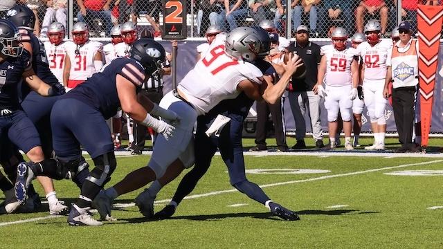 Ricky Freymond gets to the quarterback once again.